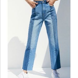 High Rise Straight Jeans